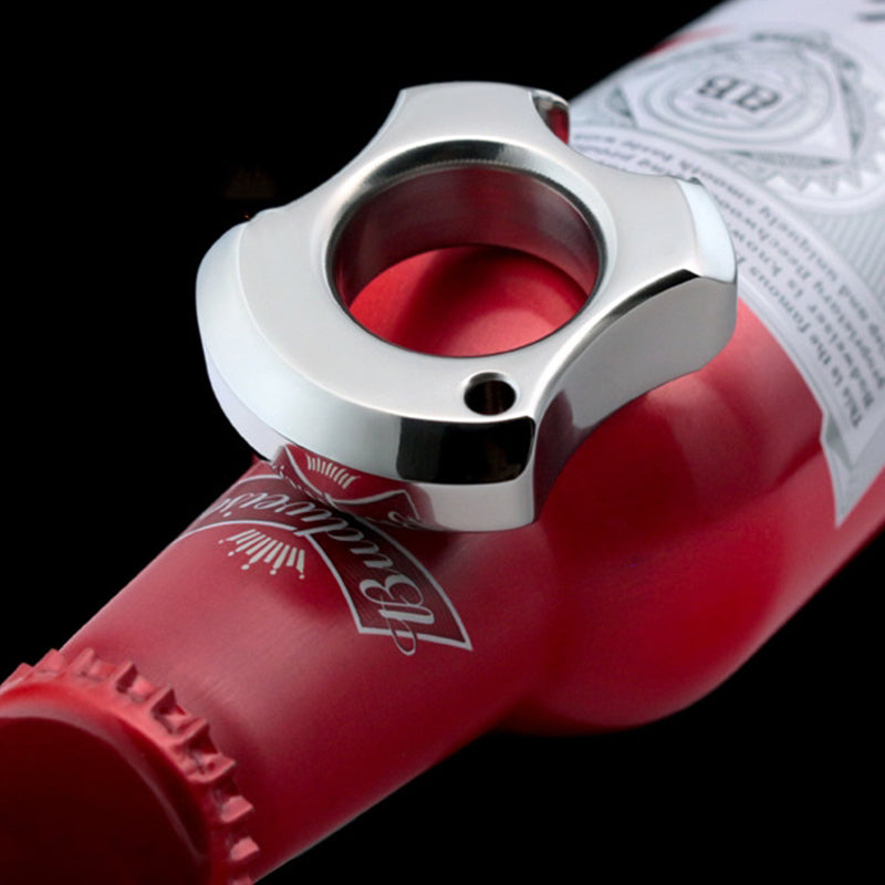 Multi-Material Brass Knuckle Duster Bottle Opening Self Defense