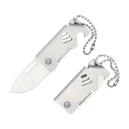 Multifunctional Mini Folding Knife Bottle Opener Pendant Knives