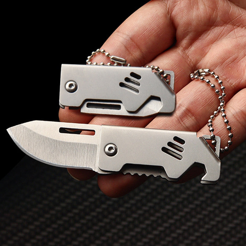 Multifunctional Mini Folding Knife Bottle Opener Pendant Knives