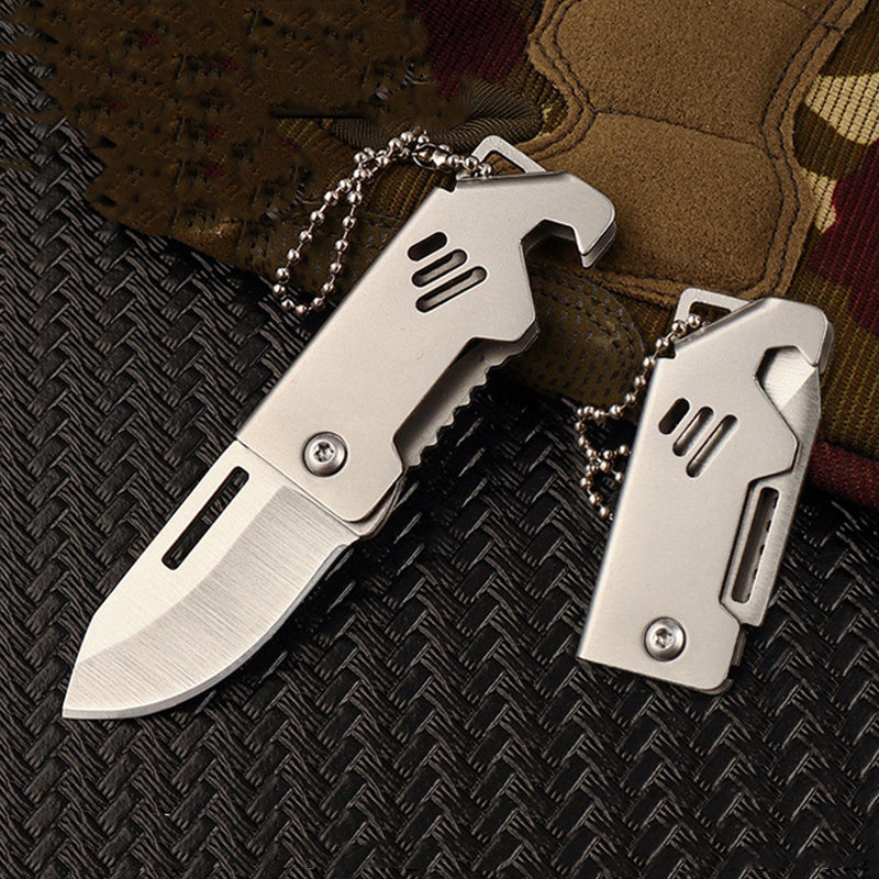 Multifunctional Mini Folding Knife Bottle Opener Pendant Knives