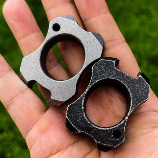 Single Finger Steel Knuckle Duster Bottle Opener Defense EDC