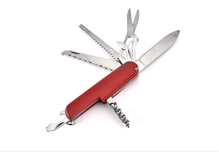 Multifunctional EDC Tool Folding Knife Bottle Opener Scissors Saw