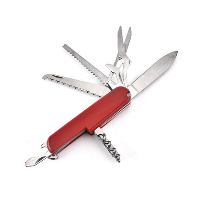 Multifunctional EDC Tool Folding Knife Bottle Opener Scissors Saw