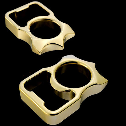 Bro-A Bottle Opener Brass Knuckle Duster CNC Engraved Hand-Polished