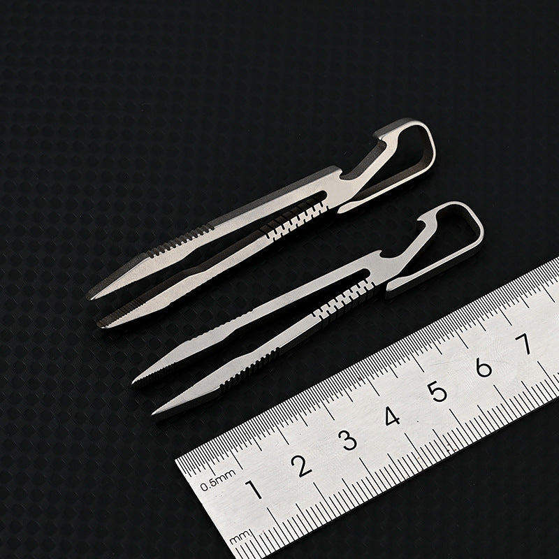 TC4 Titanium Alloy Mini Small Tweezers Clip EDC