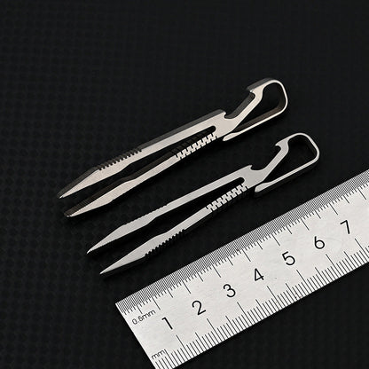 TC4 Titanium Alloy Mini Small Tweezers Clip EDC