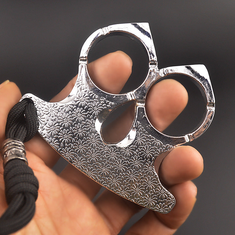 Elf-brass Knuckle Duster Two Finger Knuckles Self Defense EDC