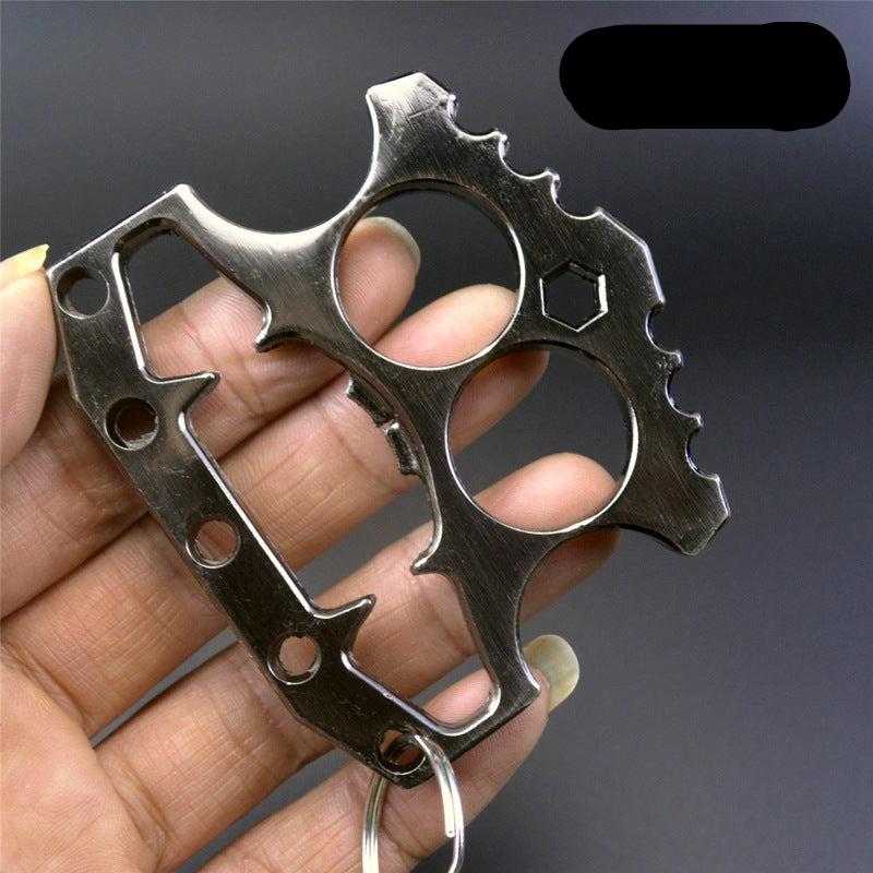 Shark-Double Finger Brass Knuckle Duster Beer Bottle Opener