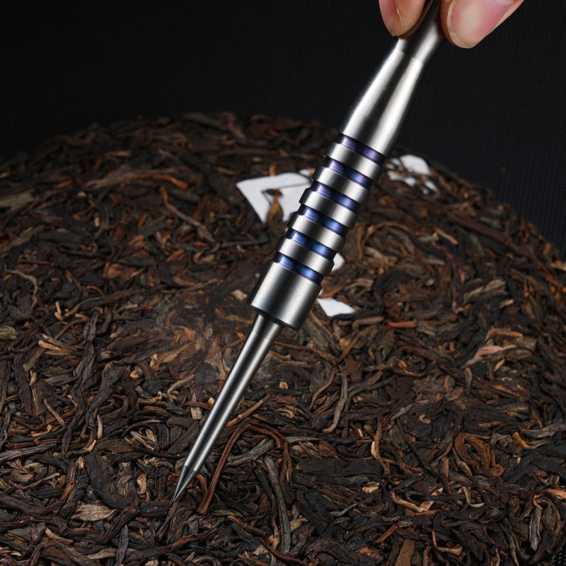TC4 Titanium Alloy Tea Awl Self-Defense EDC Awl Tea Needle