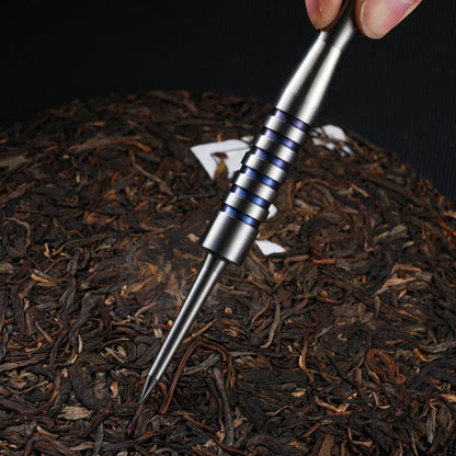 TC4 Titanium Alloy Tea Awl Self-Defense EDC Awl Tea Needle