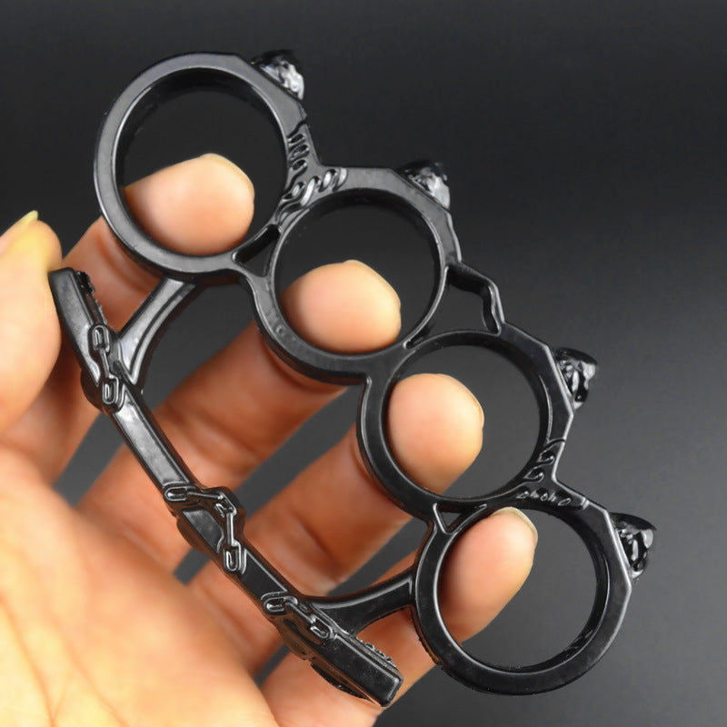 Chain- Brass Knuckle Duster Grapple Window Breaking EDC