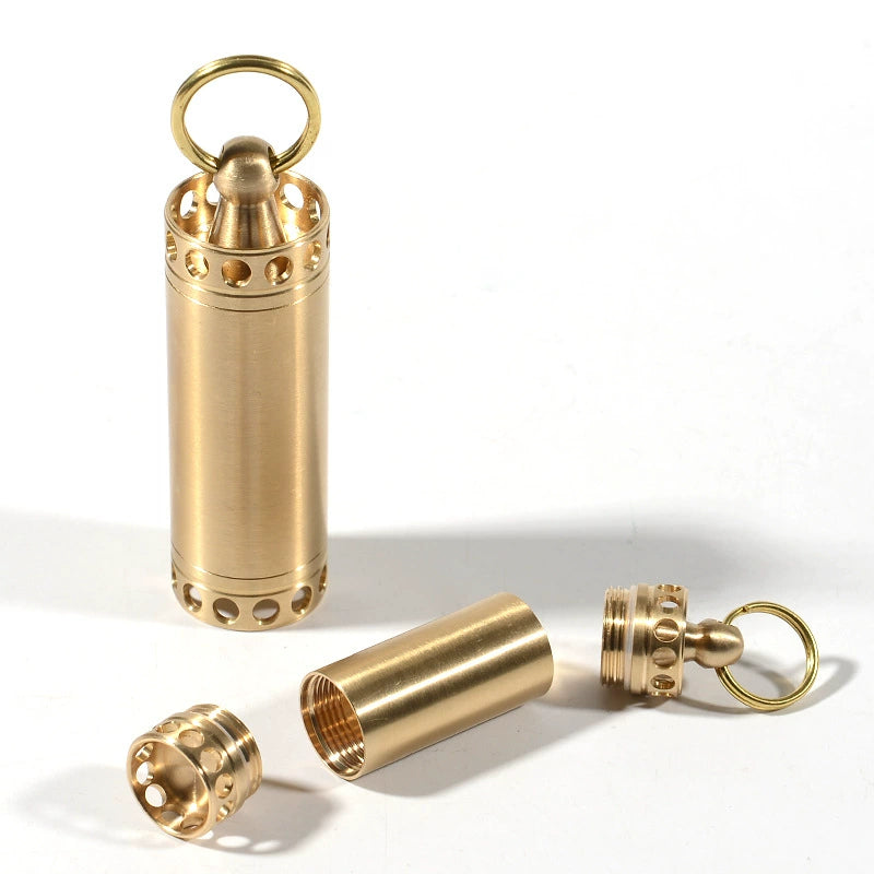 FieldMedix Copper Vault Portable Pill Safe Capsule Silo EDC