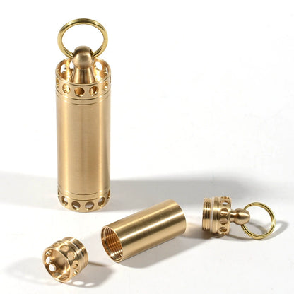 FieldMedix Copper Vault Portable Pill Safe Capsule Silo EDC
