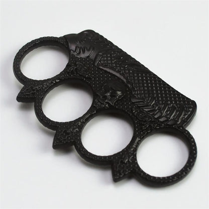 Sea King-brass Knuckle Duster Finger Spiked Broken Window EDC