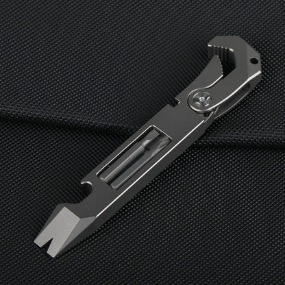 Titan Crowbar Hex Wrench Screwdriver Bottle Opener Multi-Tool