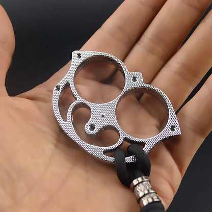 Sloth-brass Knuckle Duster Two Finger Knuckles Keychain