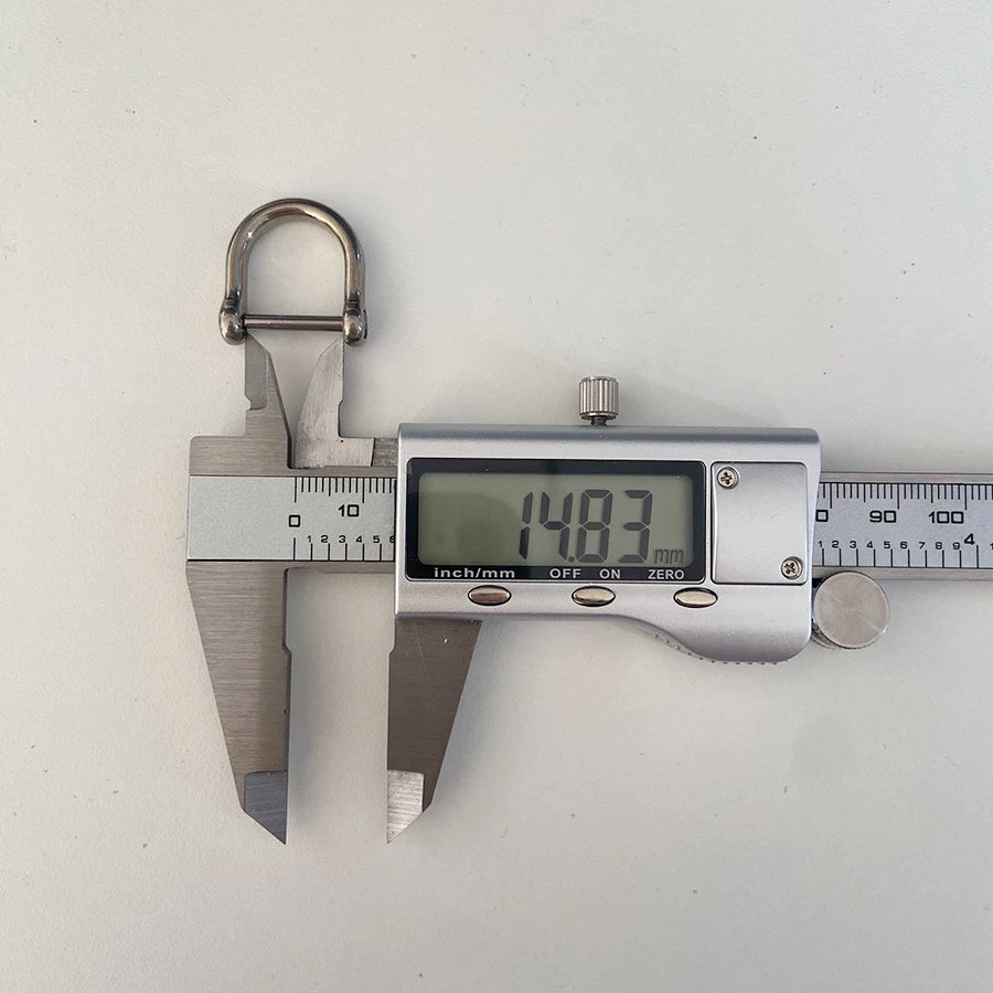 Pure Titanium Horseshoe Key Chain Pendant Hook Accessories 3 Specifications