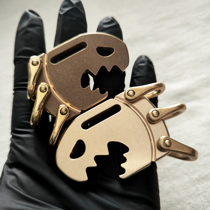 H59 Brass Bottle Opener Key Holder EDC Pendant