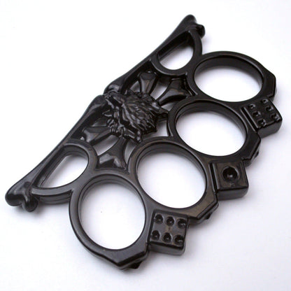 Wolf King-brass Knuckle Duster Window Breaking Defense EDC