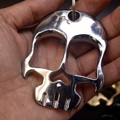 Mask-Thickened and Weighted Brass Knuckle Duster Bottle Opener