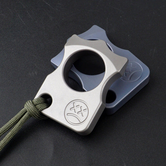 Crying Face-Titanium Knuckle Duster One Finger Knuckles EDC