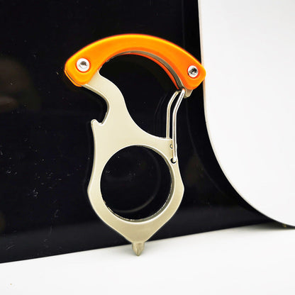 Spike-Single Finger Knuckle Duster Keychain Bottle Opener