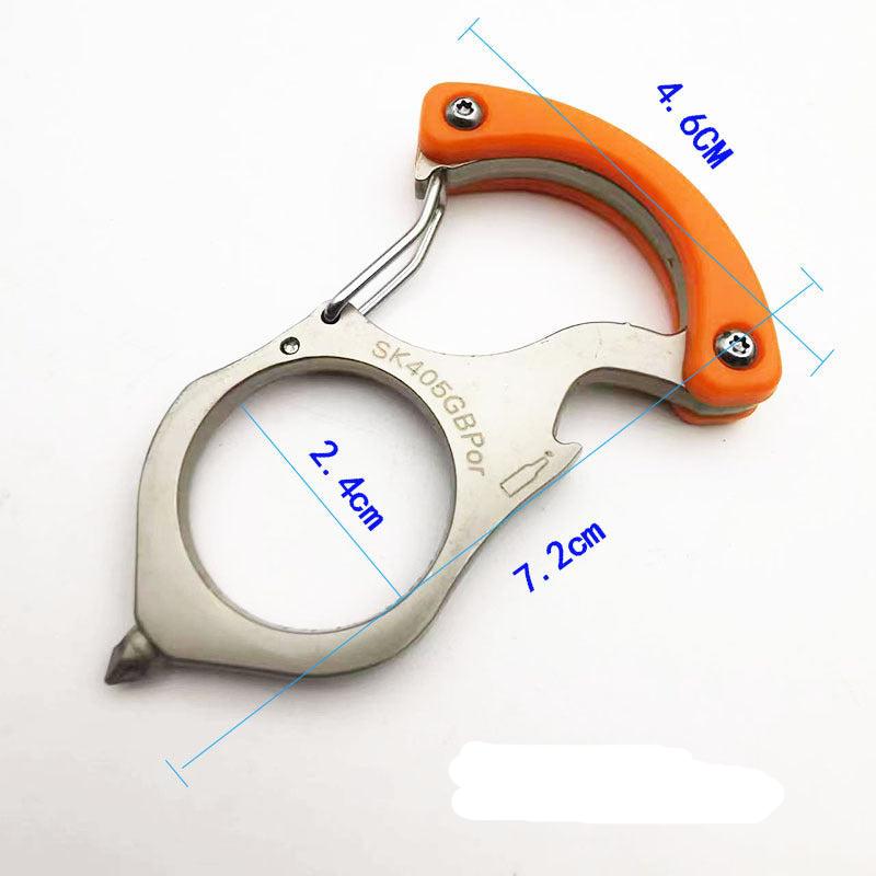 Spike-Single Finger Knuckle Duster Keychain Bottle Opener