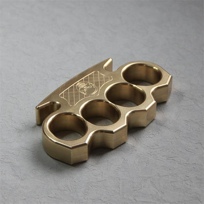 Pirate-Thickened Precision Brass Knuckle Duster Self Defense