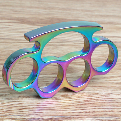 Dazzle Colorful-Thickened Brass Knuckle Duster Self Defense EDC