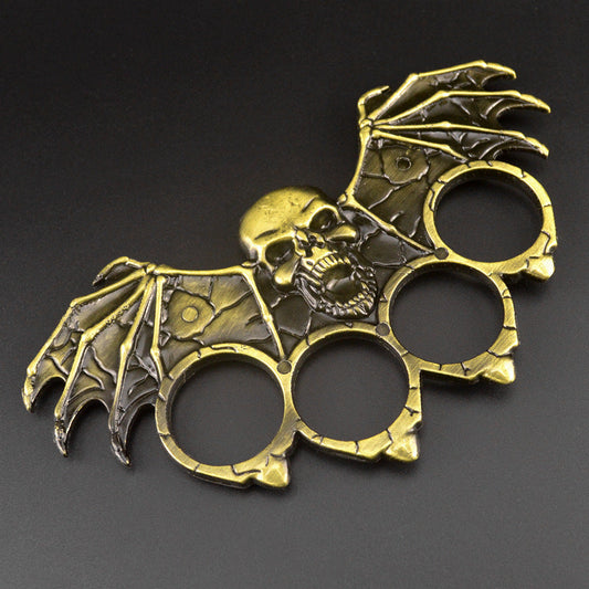 Batman-brass Knuckle Duster Self Defense Finger Spiked EDC