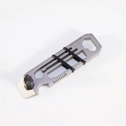 Thin Blade Portable Screwdriver Wrench Bottle Opener Pry Bar Tool EDC