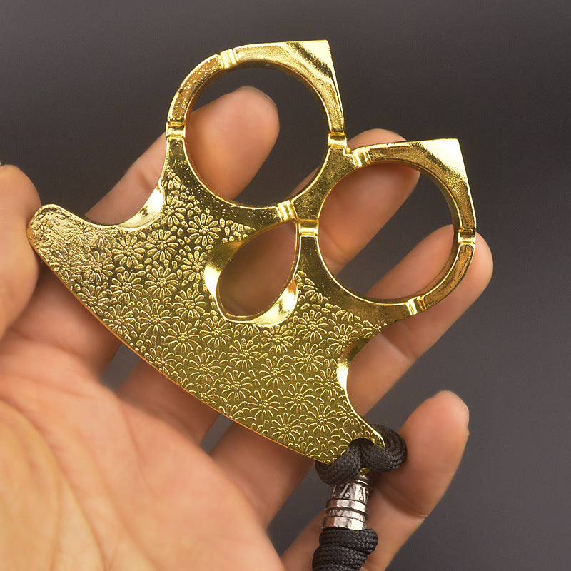 Elf-brass Knuckle Duster Two Finger Knuckles Self Defense EDC