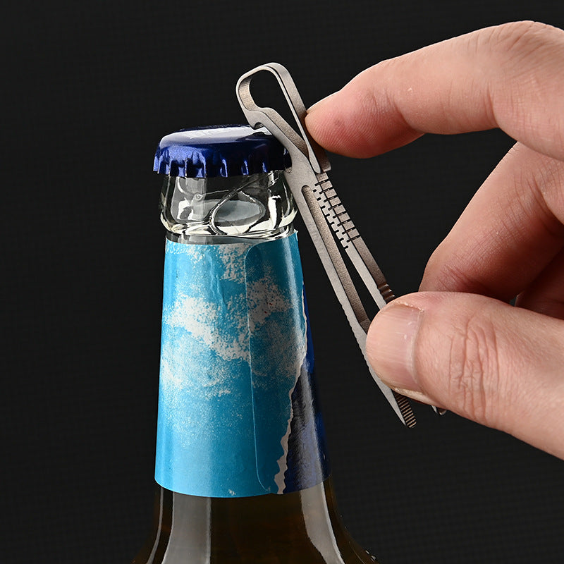 TC4 Titanium Alloy Mini Small Tweezers Clip EDC