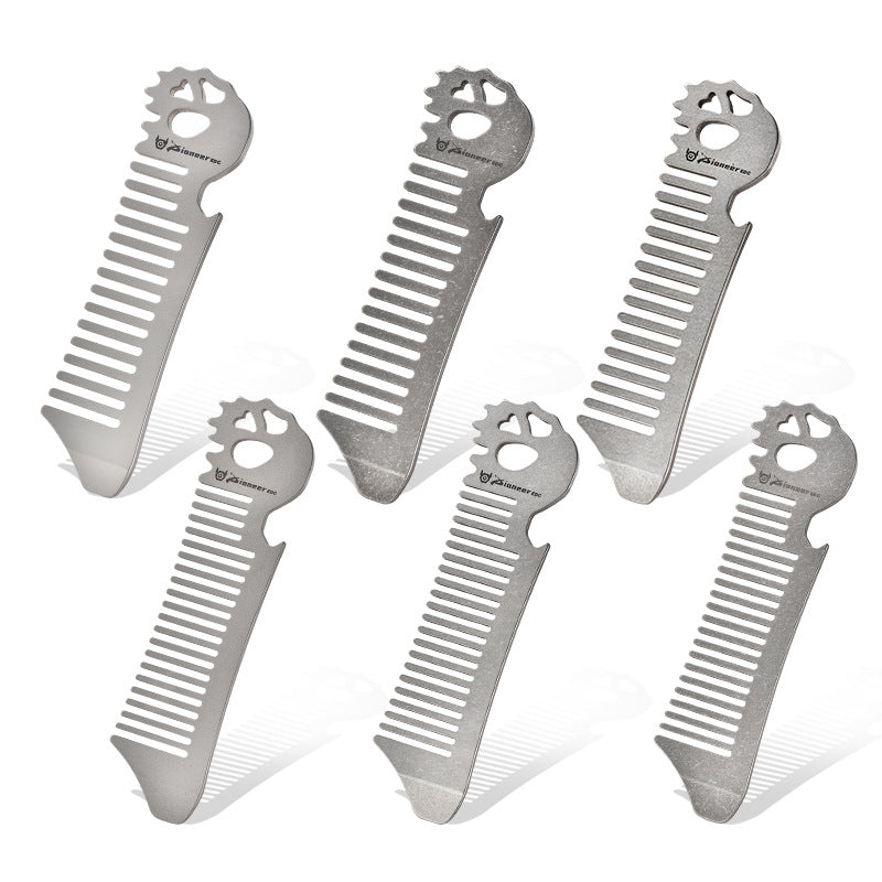 Titan Tamer Comb Static Defying Groomer Beer Opener EDC