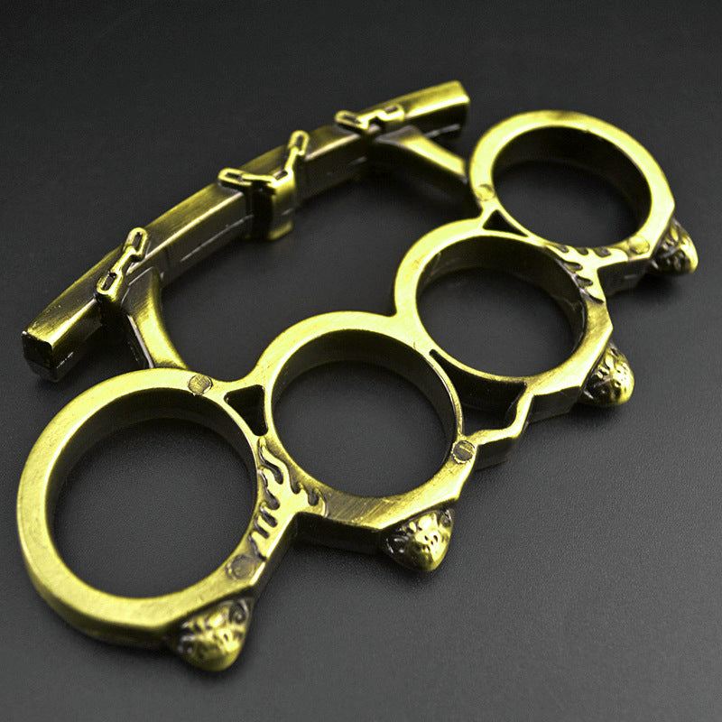 Chain- Brass Knuckle Duster Grapple Window Breaking EDC