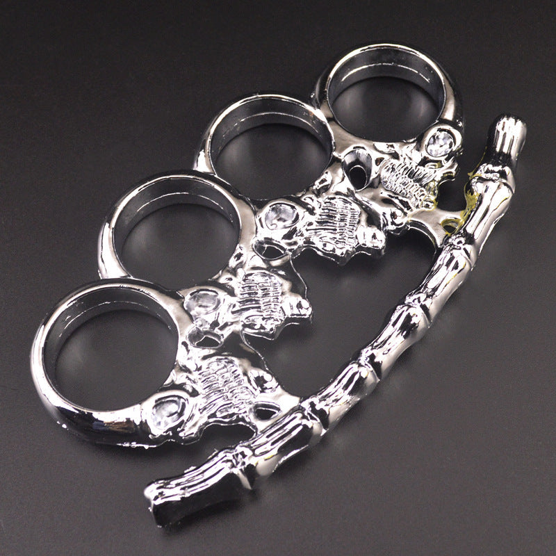 Bone Demon- Brass Knuckle Duster Four Finger Tiger EDC Tools