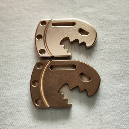 H59 Brass Bottle Opener Key Holder EDC Pendant