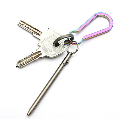 Titan Scribe Mini Ballpoint Keychain Pendant EDC