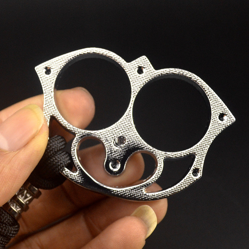 Sloth-brass Knuckle Duster Two Finger Knuckles Keychain