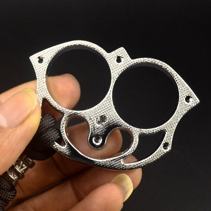 Sloth-brass Knuckle Duster Two Finger Knuckles Keychain