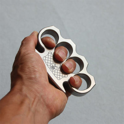 Pirate-Precision Stainless Steel Knuckle Duster Grapple EDC