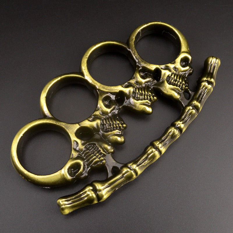 Bone Demon- Brass Knuckle Duster Four Finger Tiger EDC Tools