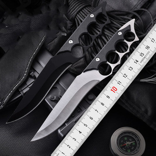 Knuckle One-piece Molding Blade Knife Outdoor Tactical Knives