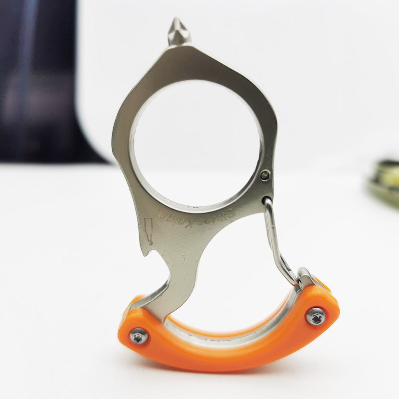 Spike-Single Finger Knuckle Duster Keychain Bottle Opener