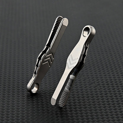 TC4 Titanium Alloy Mini Small Tweezers Clip EDC