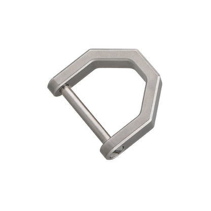 TC4 Horseshoe D Buckle Keychain Lock