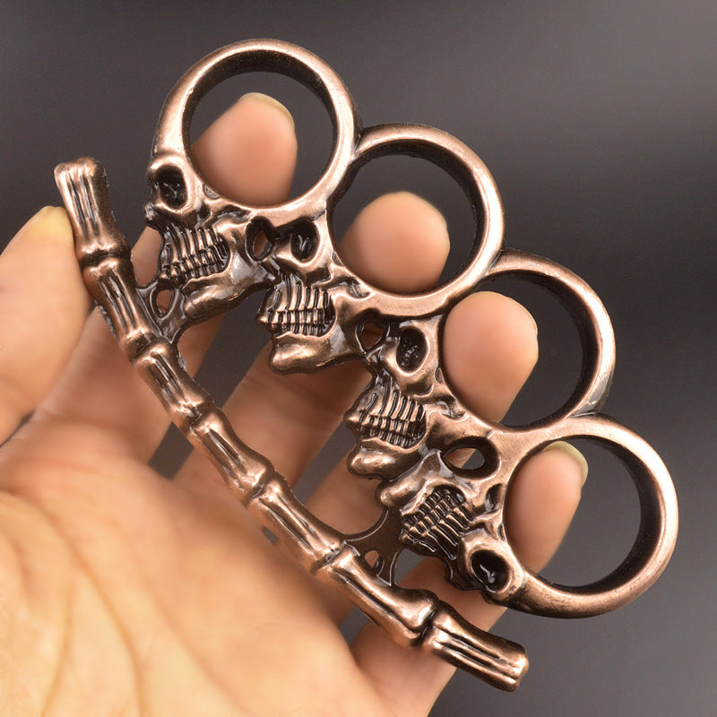 Bone Demon- Brass Knuckle Duster Four Finger Tiger EDC Tools