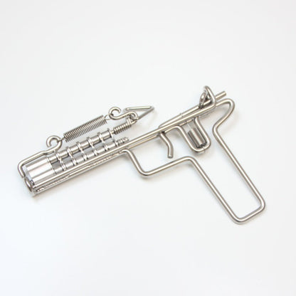 Stainless Nostalgic Chain Fire Starter Matchlock EDC
