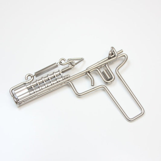 Stainless Nostalgic Chain Fire Starter Matchlock EDC