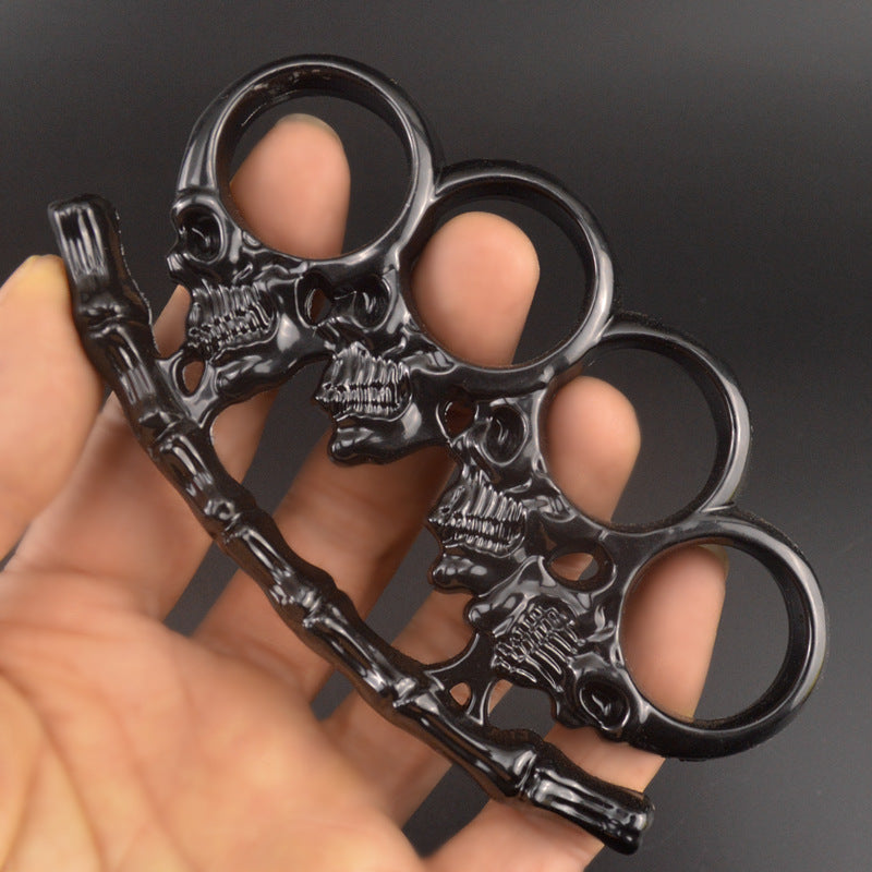 Bone Demon- Brass Knuckle Duster Four Finger Tiger EDC Tools